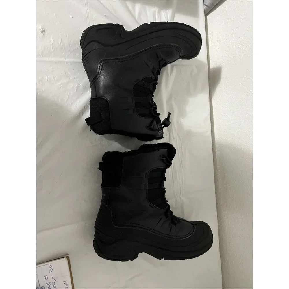 Columbia Big Kids Bugaboot Celsius Waterproof 400g Winter Boots Sz 6 Black Snow